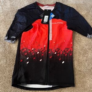 NWT Louis Garneau Short Sleeve Tri Top - size large